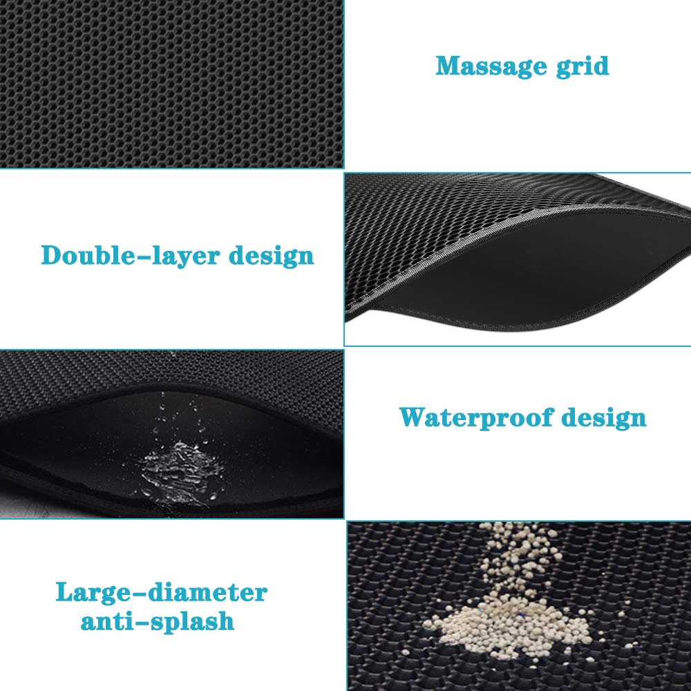 Purrfect Cat Litter Mat: Clean & Comfy