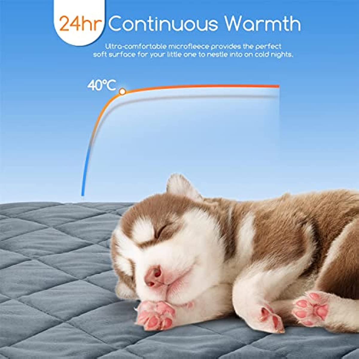 Warm Comfort: Heated Pet Pad