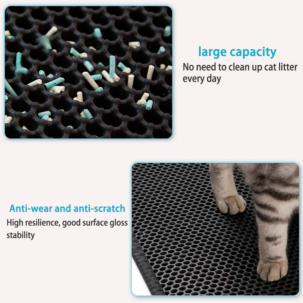 Purrfect Cat Litter Mat: Clean & Comfy