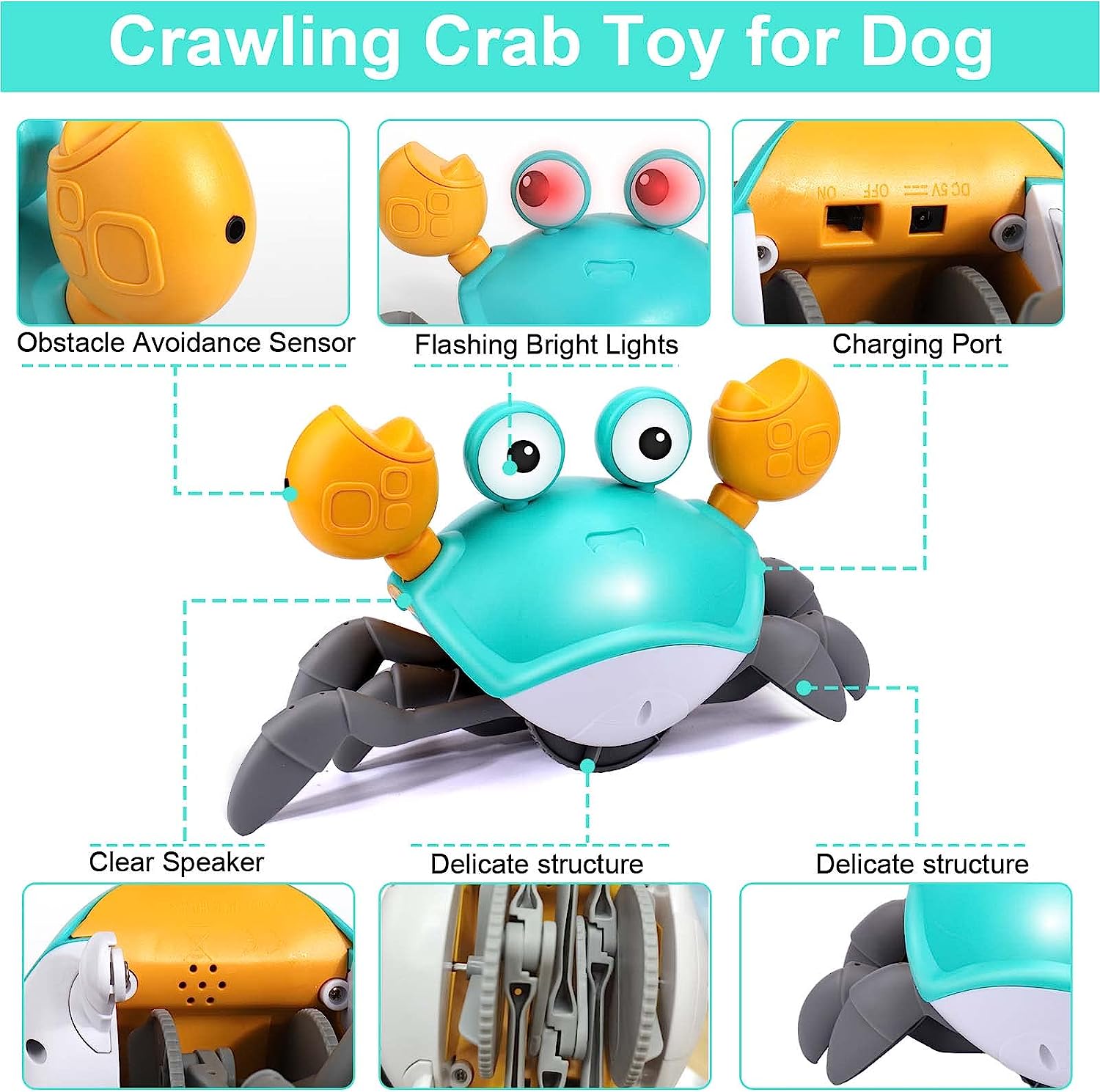 Interactive Sensor Crab Toy